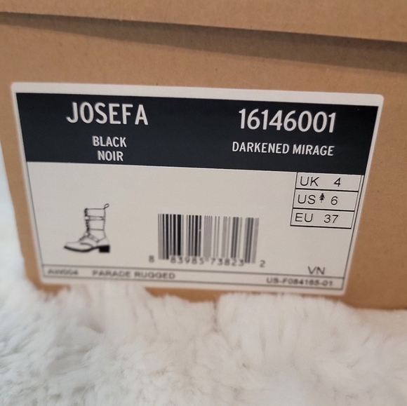 NIB Vintage RHTF Josefa Black Dr Martens Biker Women's Boots Buckles US Size 6 - Picture 6 of 6